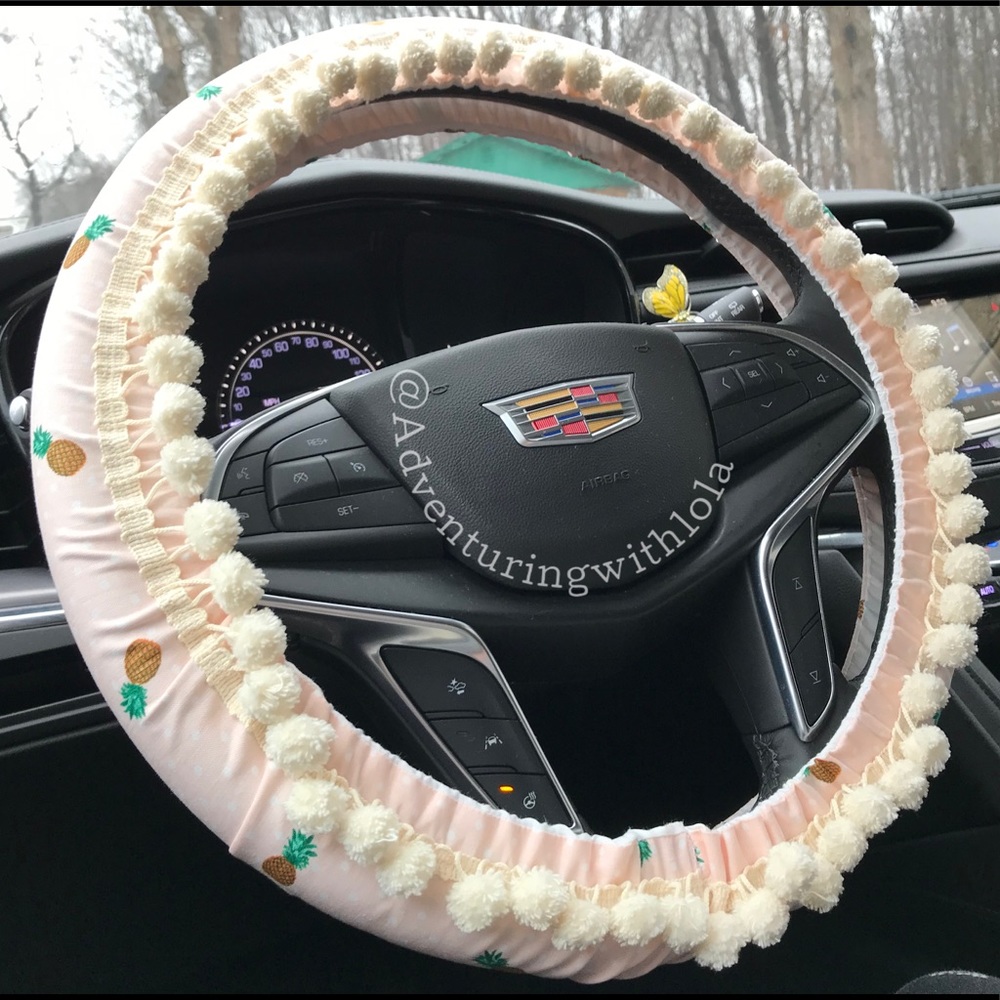 Pina - Boho Hippie Pineapple Steering Wheel Cover